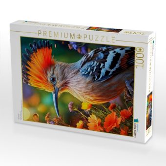 Produktbild: CALVENDO Puzzle Wiedehopf | 1000 Teile Lege-Gr&ouml;&szlig;e 64x48cm Foto-Puzzle f&uuml;r gl&uuml;ckliche Stunden
