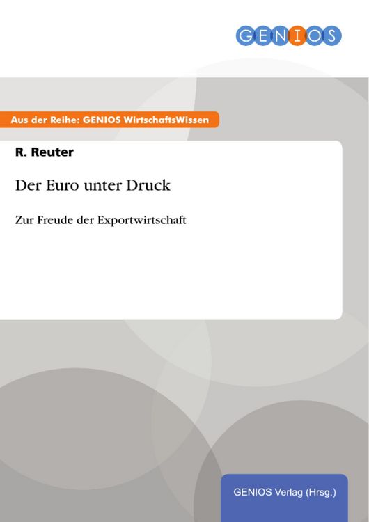 Produktbild: Der Euro unter Druck