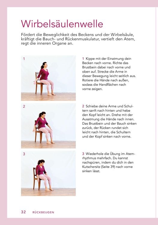 Yoga auf dem Stuhl für Senioren