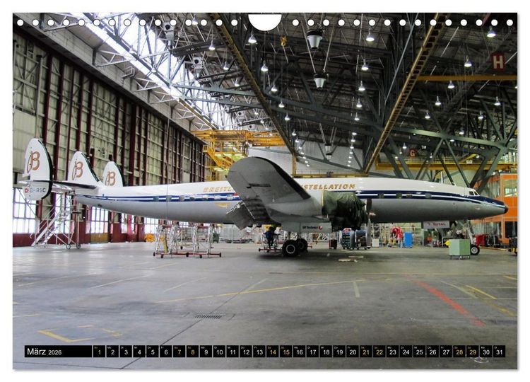Produktbild: Lockheed Super Constellation HB-RSC (Wandkalender 2026 DIN A4 quer), CALVENDO Monatskalender