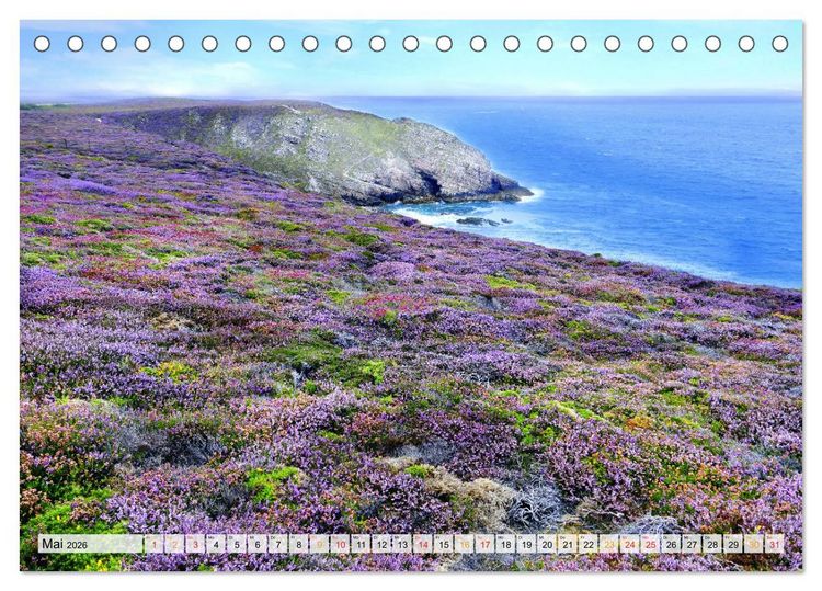 Produktbild: Normandie und Bretagne-faszinierend abwechslungsreich (Tischkalender 2026 DIN A5 quer), CALVENDO Monatskalender