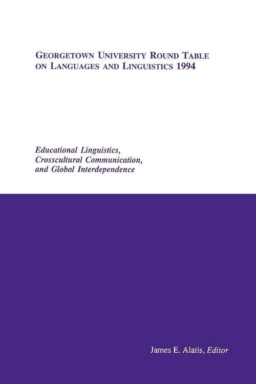 Produktbild: Georgetown University Round Table on Languages and Linguistics (GURT) 1994