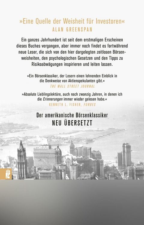 Produktbild: Erinnerungen eines B&ouml;rsenspekulanten