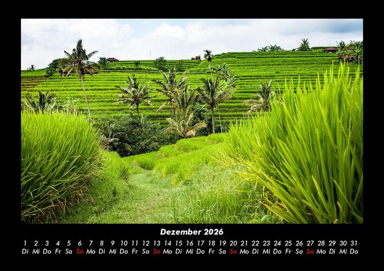 Produktbild: Indonesiens Sch&ouml;nheit 2026 Fotokalender DIN A3