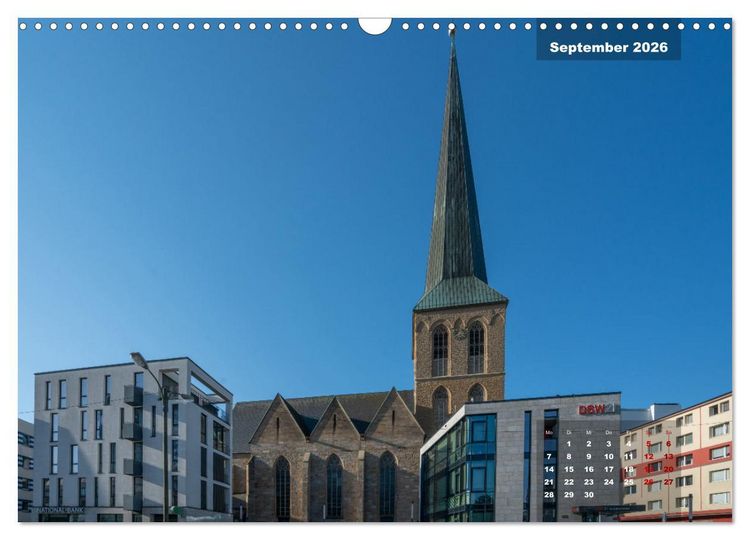 Produktbild: Dortmunds mittelalterliche Kirchen (Wandkalender 2026 DIN A3 quer), CALVENDO Monatskalender