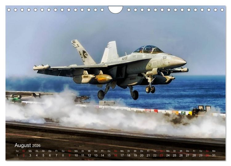 Produktbild: Luftwaffe. Kampfflugzeuge der USA (Wandkalender 2026 DIN A4 quer), CALVENDO Monatskalender