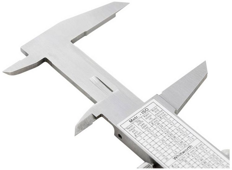 Produktbild: Dasqua 1120-3115 DIN EN 862, Monoblock-Messschieber 150mm Edelstahl