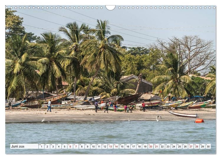 Produktbild: Traumstr&auml;nde in Gambia (Wandkalender 2026 DIN A3 quer), CALVENDO Monatskalender