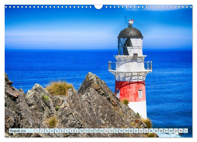 Produktbild: Leuchtt&uuml;rme - Maritime Leuchtfeuer an den K&uuml;sten (Wandkalender 2026 DIN A3 quer), CALVENDO Monatskalender