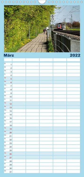 Produktbild: Familienplaner Unterhaching (Wandkalender 2022 , 21 cm x 45 cm, hoch)