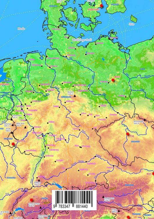 Produktbild: Kontinent Europa geographischer Atlas f&uuml;r Kinder
