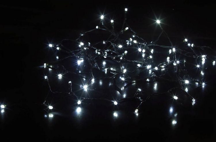 Produktbild: Sygonix SY-5596928 Solar-Lichterkette LED Schwarz, Standard-Gr&uuml;n (seidenmatt)