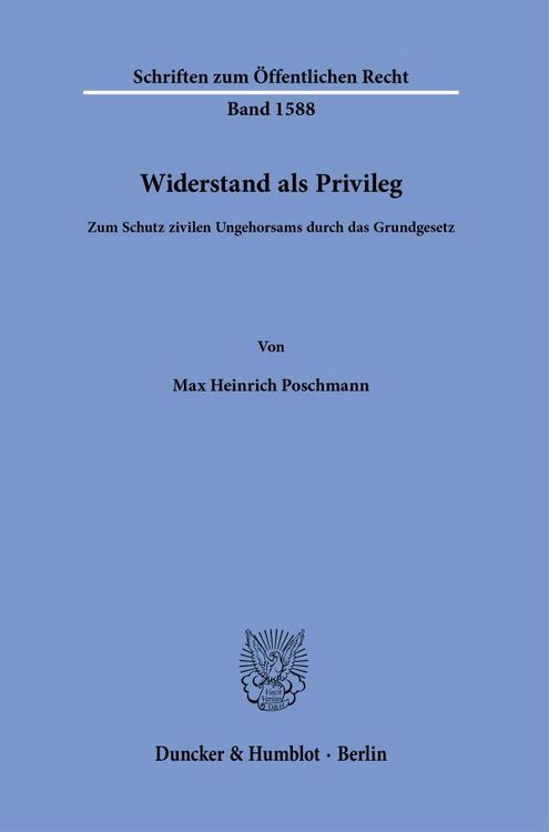 Produktbild: Widerstand als Privileg