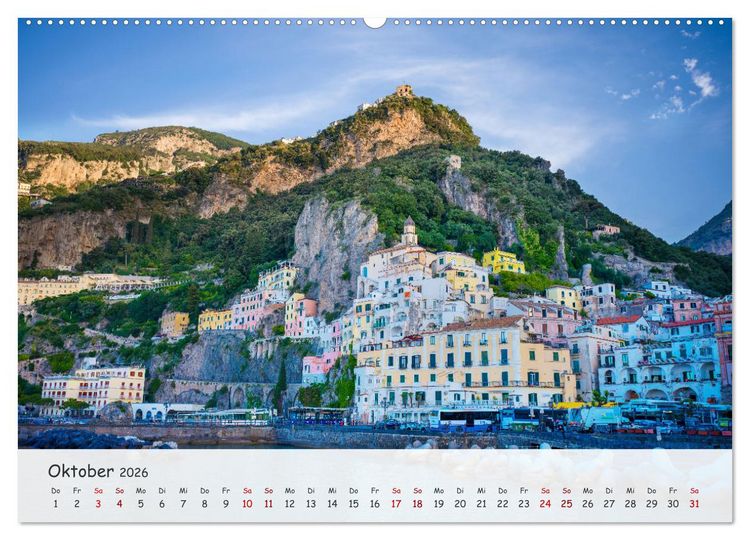 Produktbild: Italien - zwischen Dolomiten und Amalfik&uuml;ste (Wandkalender 2026 DIN A2 quer), CALVENDO Monatskalender