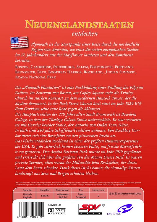 Produktbild: Neuenglandstaaten entdecken