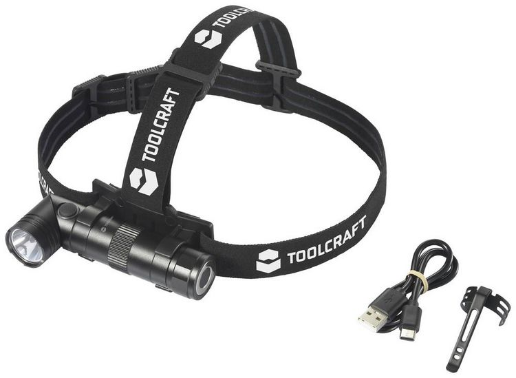 Produktbild: TOOLCRAFT TO-7838469 SMD LED Stirnlampe akkubetrieben 2000lm 200h TO-7838469