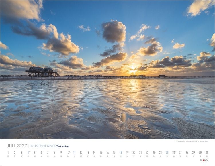 Produktbild: K&uuml;stenland Kalender 2027 - Meer erleben