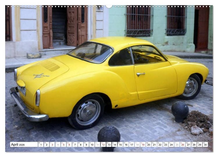 Produktbild: KARMANN GHIA - Auto-Legenden (hochwertiger Premium Wandkalender 2026 DIN A2 quer), Kunstdruck in Hochglanz