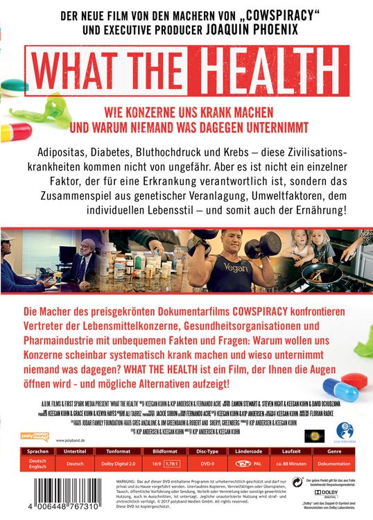 Produktbild: What the Health - Wie Konzerne uns krank machen und warum niemand was dagegen unternimmt.