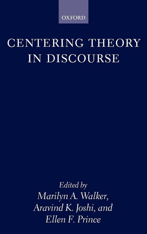 Produktbild: Centering Theory in Discourse