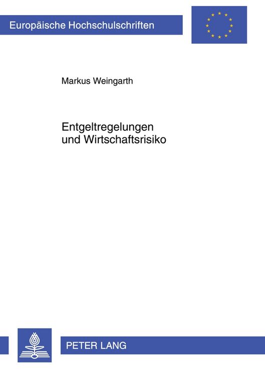 Produktbild: Entgeltregelungen und Wirtschaftsrisiko