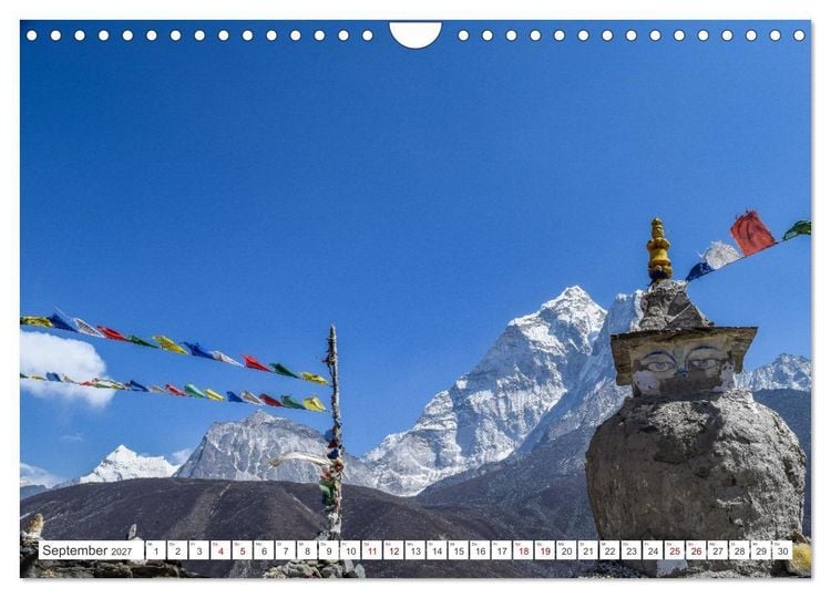 Produktbild: Nepal- Trekking durchs Hochgebirge (Wandkalender 2027 DIN A4 quer), CALVENDO Monatskalender