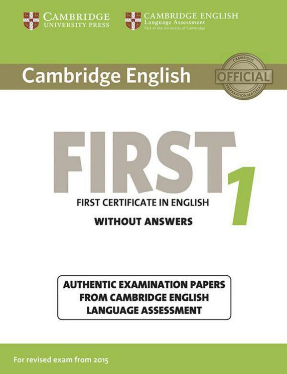 Produktbild: Cambridge English First 1 for updated exam
