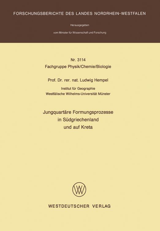 Produktbild: Jungquart&auml;re Formungsprozesse in S&uuml;dgriechenland und auf Kreta