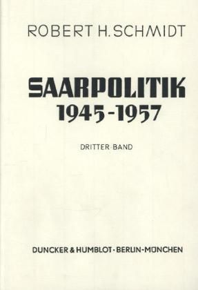 Produktbild: Saarpolitik 1954 - 1957.