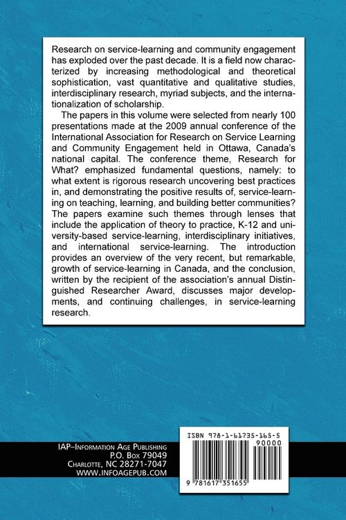 Produktbild: Research for What? Making Engaged Scholarship Matter