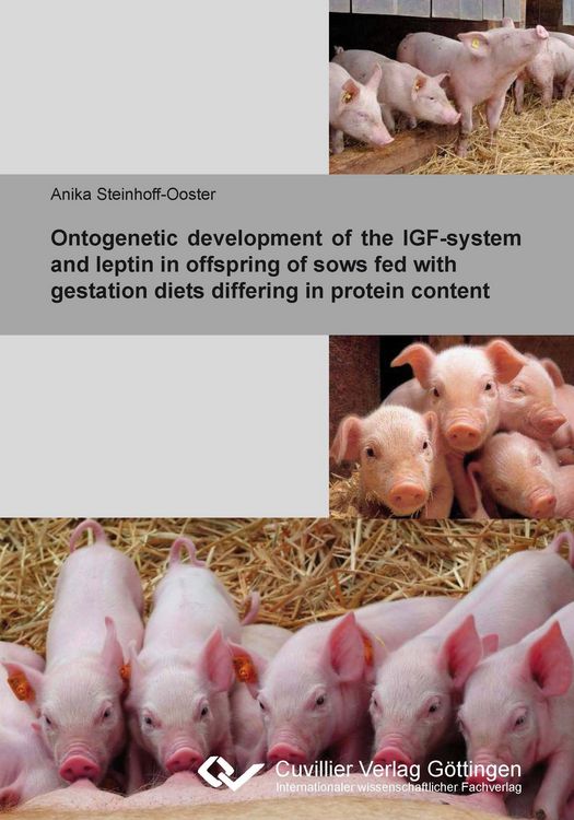 Produktbild: Ontogenetic development of the IGF-system and leptin in offspring of sows fed with gestation diets differing in protein content