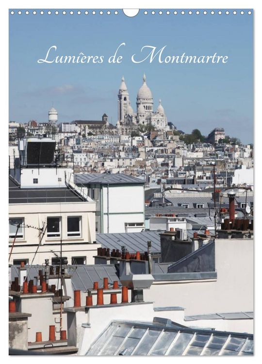 Produktbild: Lumi&egrave;res de Montmartre (Calendrier mural 2026 DIN A3 horizontal), CALVENDO calendrier mensuel
