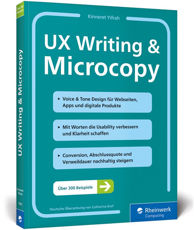 Produktbild: UX Writing & Microcopy