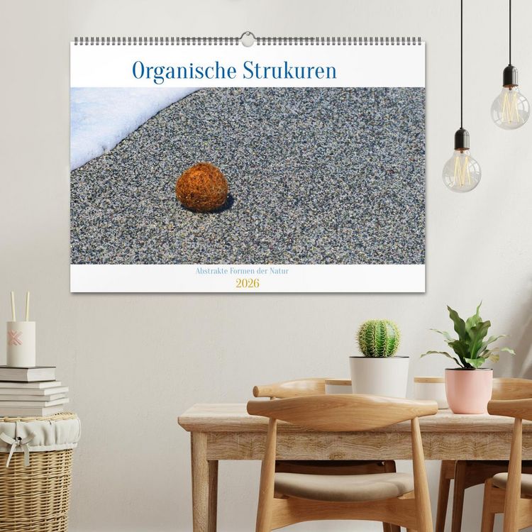Produktbild: organische Strukturen Abstrakte Formen der Natur (Wandkalender 2026 DIN A2 quer), CALVENDO Monatskalender