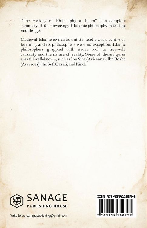 Produktbild: The History of Philosophy in Islam