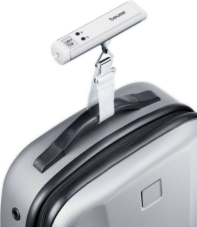 Produktbild: Beurer LS-10 Kofferwaage 732.10 W&auml;gebereich (max.) 50 kg Ablesbarkeit 50 g batteriebetrieben Silber