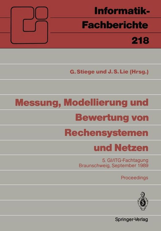 Produktbild: Messung, Modellierung und Bewertung von Rechensystemen und Netzen