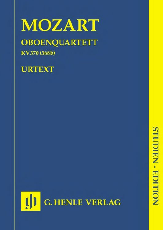 Produktbild: Wolfgang Amadeus Mozart - Oboenquartett F-dur KV 370 (368b)