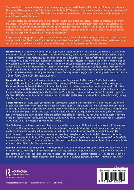 Produktbild: A Concise Guide to the Level 3 Award in Education and Training