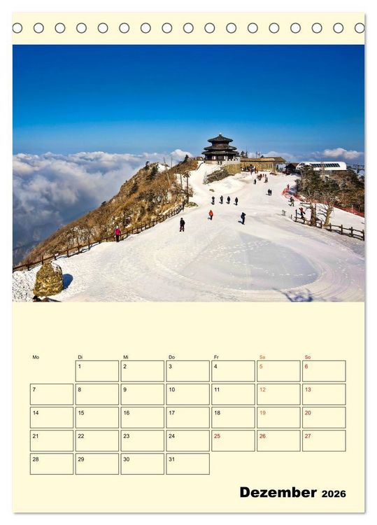 Produktbild: S&uuml;dkorea - Tradition und Hightech (Tischkalender 2026 DIN A5 hoch), CALVENDO Monatskalender