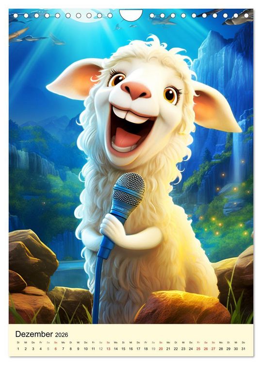 Produktbild: Bauernhof. Tierischer Humor auf dem Land (Wandkalender 2026 DIN A4 hoch), CALVENDO Monatskalender
