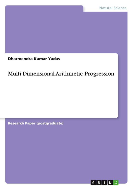 Produktbild: Multi-Dimensional Arithmetic Progression