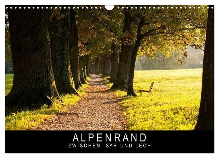 Produktbild: Alpenrand zwischen Isar und Lech (Wandkalender 2026 DIN A3 quer), CALVENDO Monatskalender