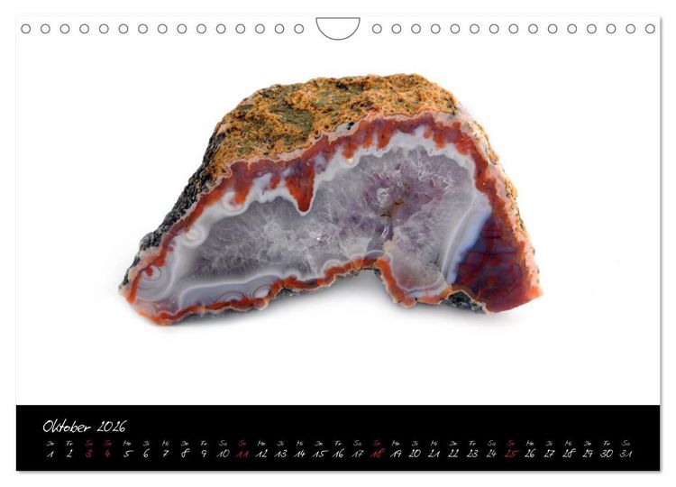 Produktbild: Achate - Naturwunder (Wandkalender 2026 DIN A4 quer), CALVENDO Monatskalender
