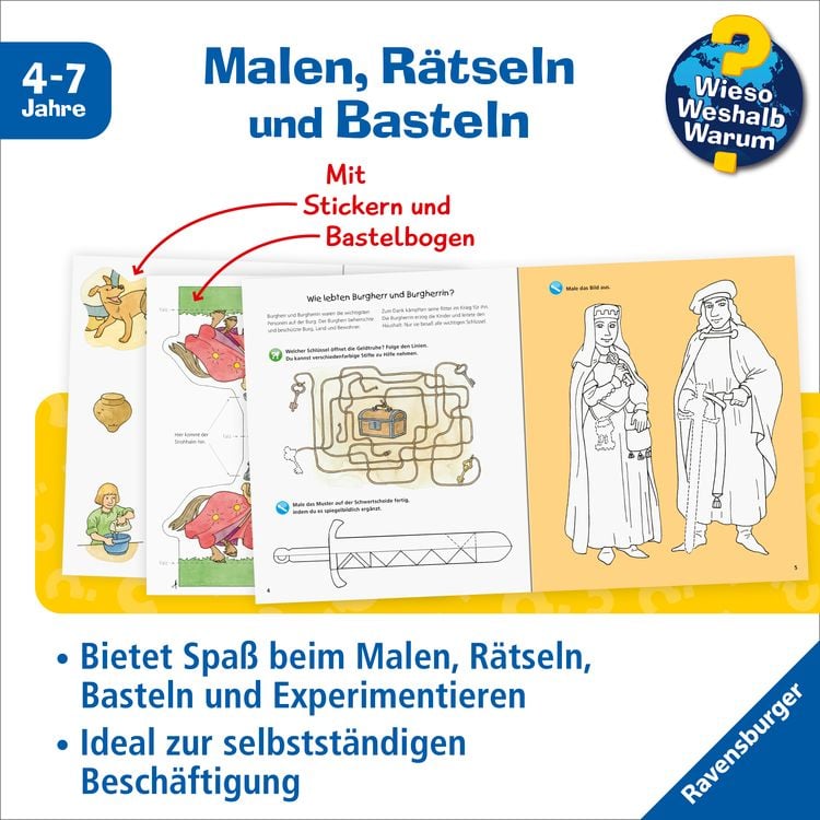 Wieso? Weshalb? Warum? aktiv-Heft - Ritterburg