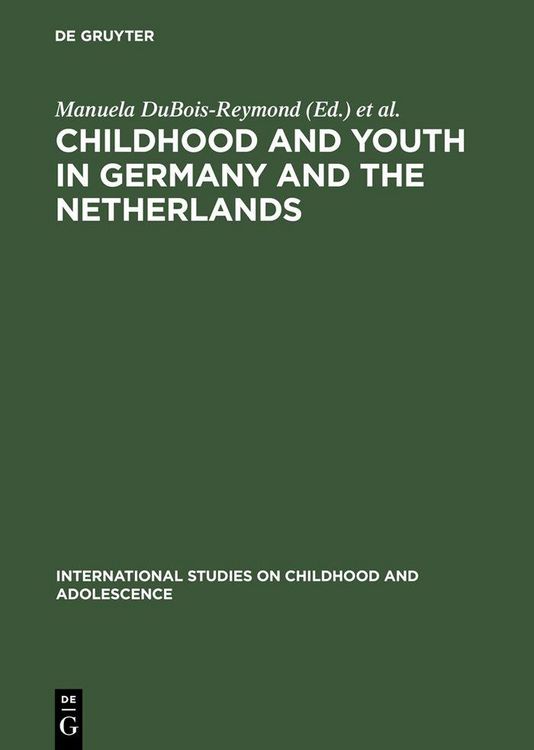 Produktbild: Childhood and Youth in Germany and The Netherlands