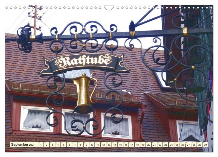 Produktbild: Unterwegs in Bad Urach (Wandkalender 2027 DIN A3 quer), CALVENDO Monatskalender