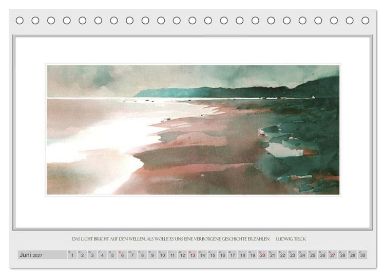 Produktbild: Zauber einer Insel (Tischkalender 2027 DIN A5 quer), CALVENDO Monatskalender
