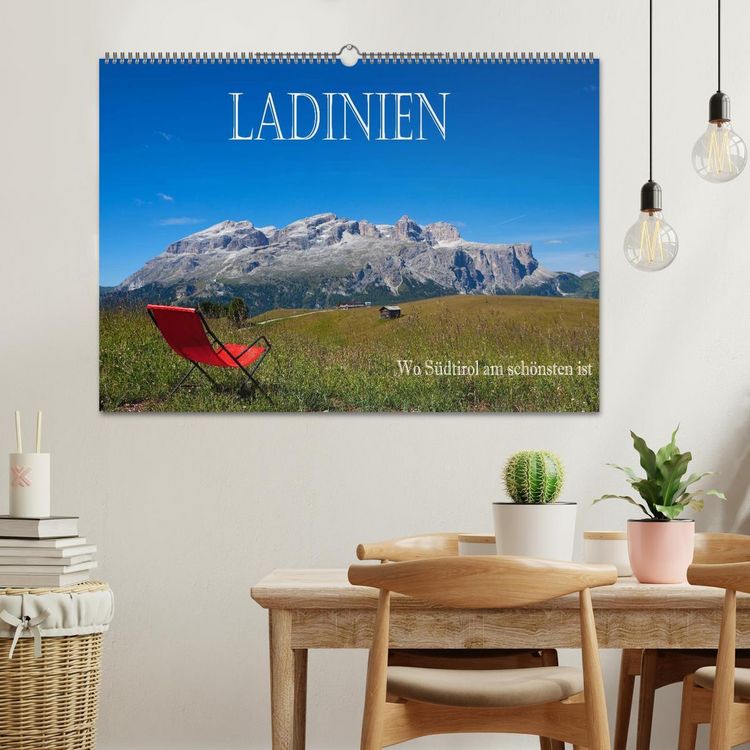 Produktbild: Ladinien - Wo S&uuml;dtirol am sch&ouml;nsten ist (Wandkalender 2026 DIN A2 quer), CALVENDO Monatskalender