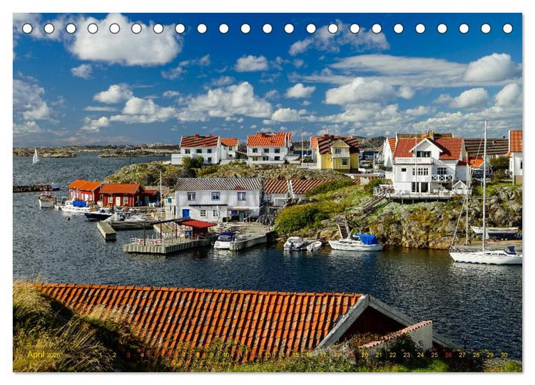 Produktbild: Westschweden - Flair einer K&uuml;ste in Licht und Farben (Tischkalender 2026 DIN A5 quer), CALVENDO Monatskalender